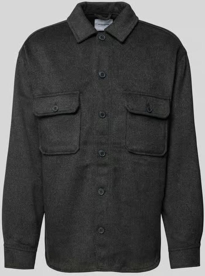 Jack & Jones Overhemd met lange mouwen JJEBRADLEY OLLIE OVERSHIRT LS NOOS - Foto 7