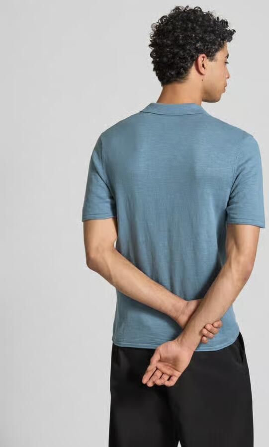 Jack & jones Slim fit poloshirt in gebreide look model 'Kane'