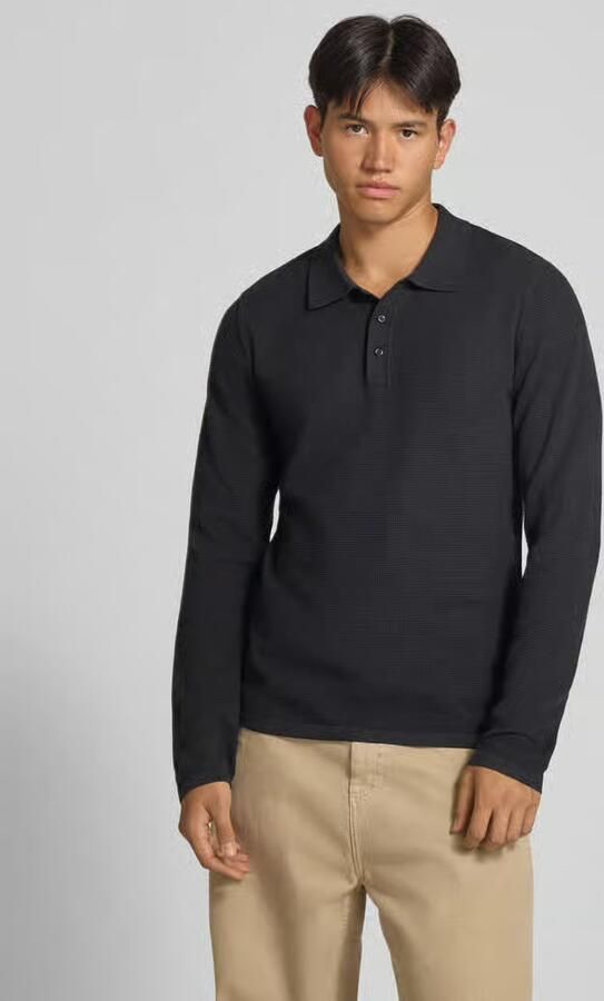 Jack & jones Slim Fit poloshirt met labeldetail model 'AUSTIN' - Foto 5