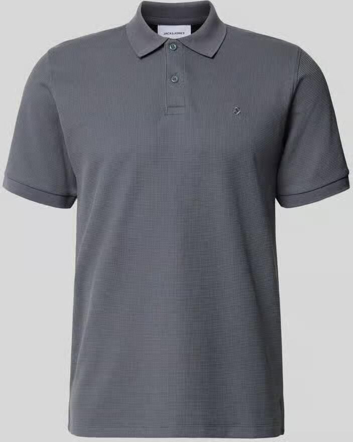 Jack & jones Slim Fit poloshirt met labelstitching model 'AUSTIN' - Foto 2