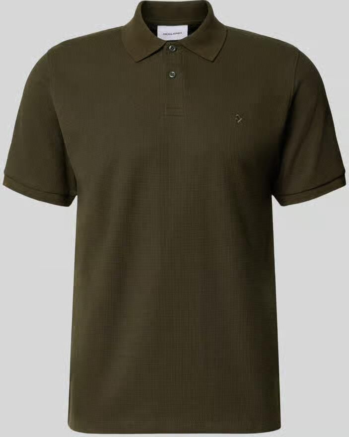 Jack & jones Slim Fit poloshirt met labelstitching model 'AUSTIN'