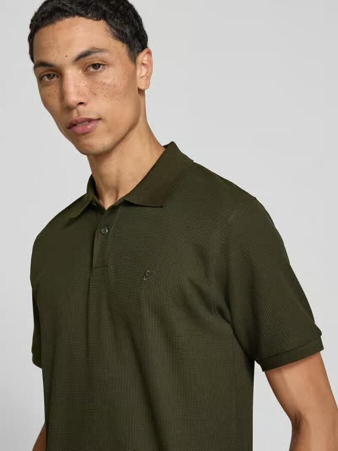 Jack & jones Slim Fit poloshirt met labelstitching model 'AUSTIN' - Foto 2