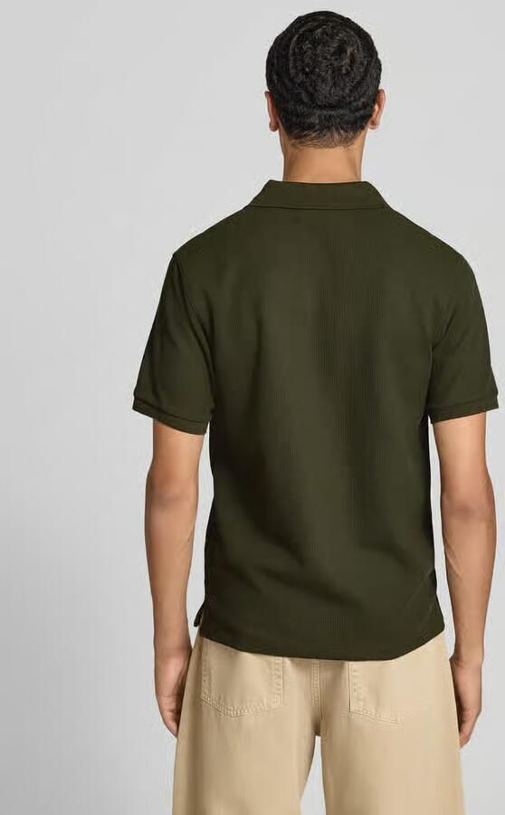 Jack & jones Slim Fit poloshirt met labelstitching model 'AUSTIN' - Foto 3