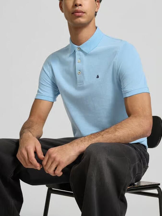 Jack & jones Slim fit poloshirt met viscose model 'Paulos' - Foto 9