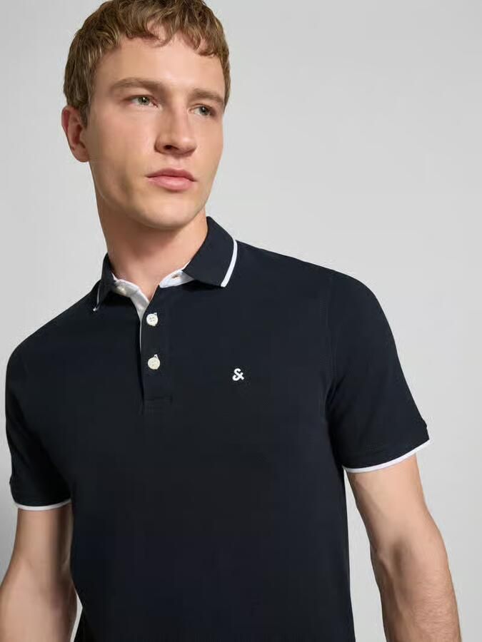 Jack & jones Slim fit poloshirt met viscose model 'Paulos' - Foto 2
