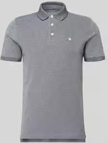 Jack & jones Regular fit poloshirt met labelstitching model 'PAULOS' - Foto 11