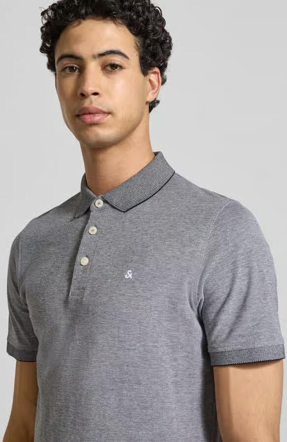Jack & jones Regular fit poloshirt met labelstitching model 'PAULOS' - Foto 9