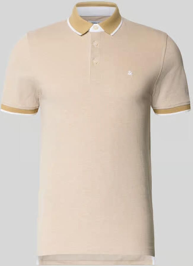 Jack & jones Slim fit poloshirt met logostitching model 'PAULOS' - Foto 12
