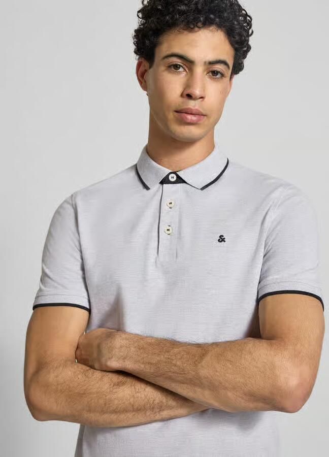 Jack & Jones Poloshirt JJEPAULOS Poloshirt met klassieke kraag en figuuraccentuerende vorm - Foto 10