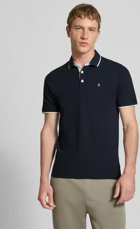 Jack & jones Slim fit Poloshirt met viscose Model 'Paulos' - Foto 4