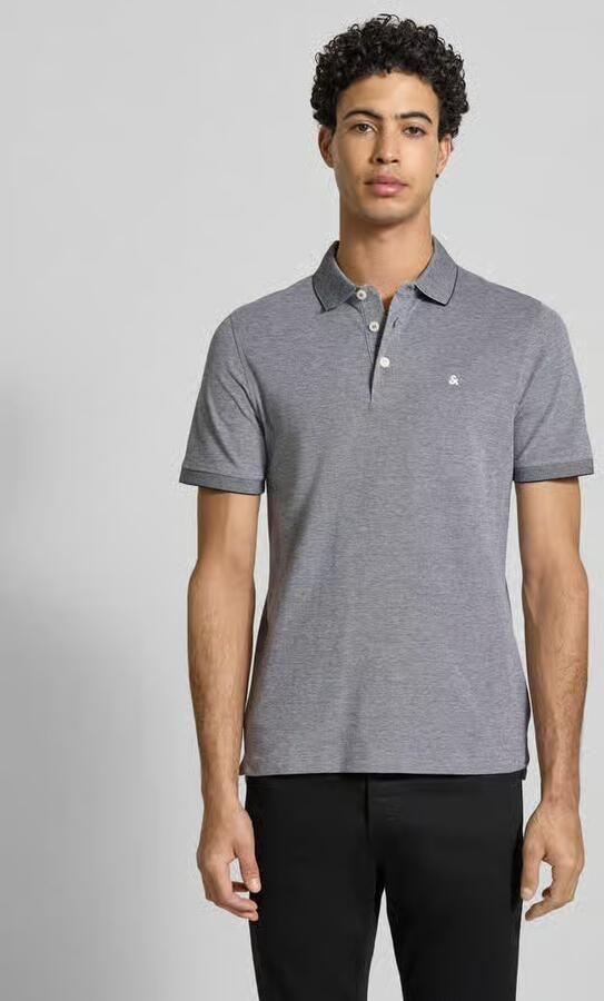 Jack & jones Regular fit poloshirt met labelstitching model 'PAULOS' - Foto 11