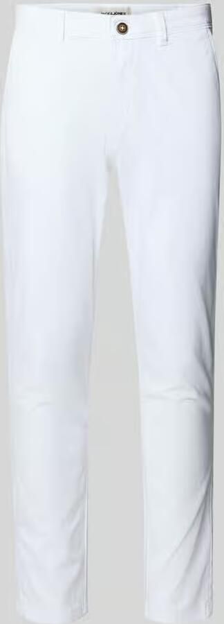 Jack & jones Slim fit chino in wit met steekzakken model 'MARCO BOWIE' - Foto 15