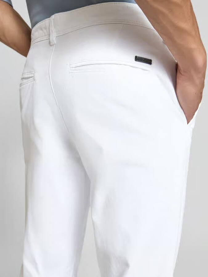 Jack & jones Slim fit chino in wit met steekzakken model 'MARCO BOWIE' - Foto 9