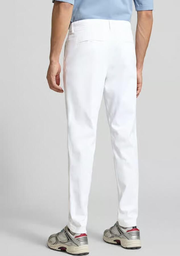 Jack & jones Slim fit chino in wit met steekzakken model 'MARCO BOWIE' - Foto 14