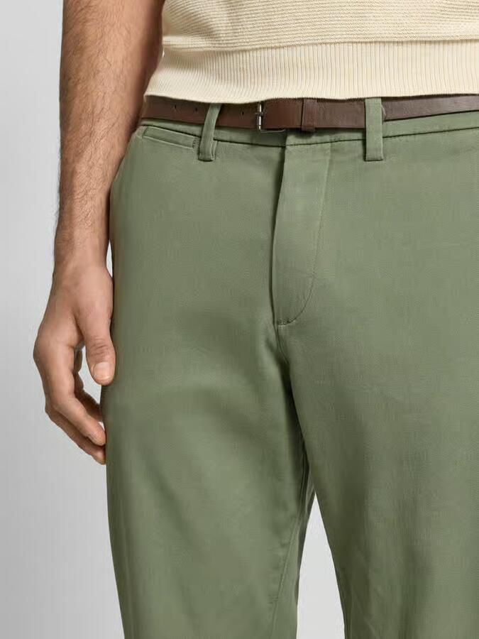 Jack & jones Slim fit stoffen broek met afneembare riem model 'Marco' - Foto 2