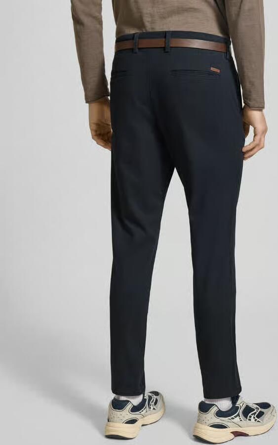 Jack & jones Slim fit stoffen broek met afneembare riem Model 'Marco' - Foto 4