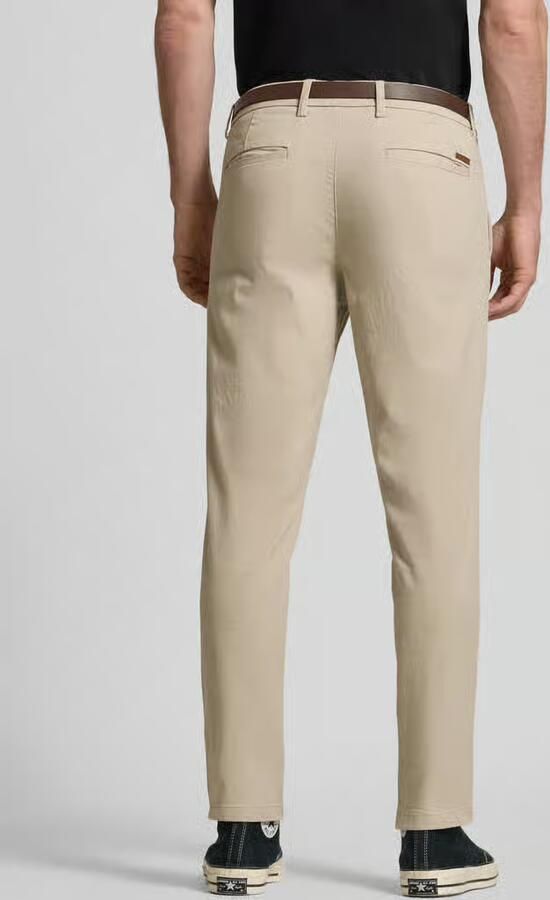 Jack & jones Slim fit stoffen broek met afneembare riem Model 'Marco'