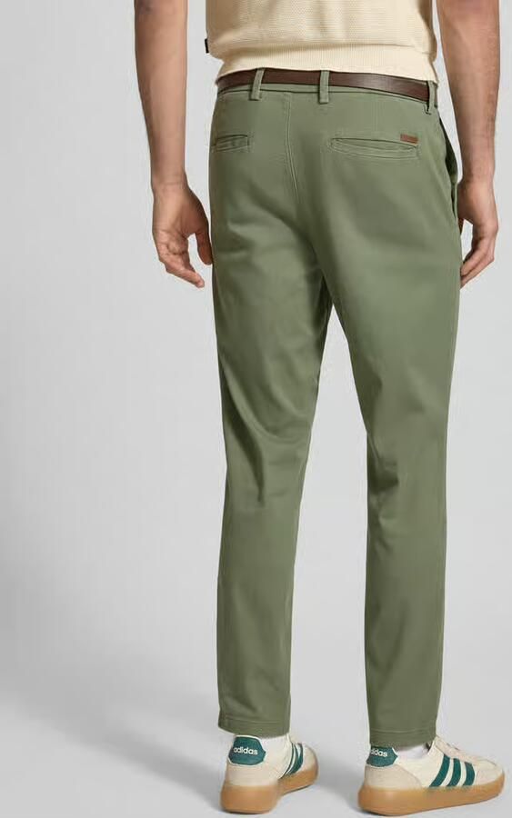 Jack & jones Slim fit stoffen broek met afneembare riem Model 'Marco' - Foto 3