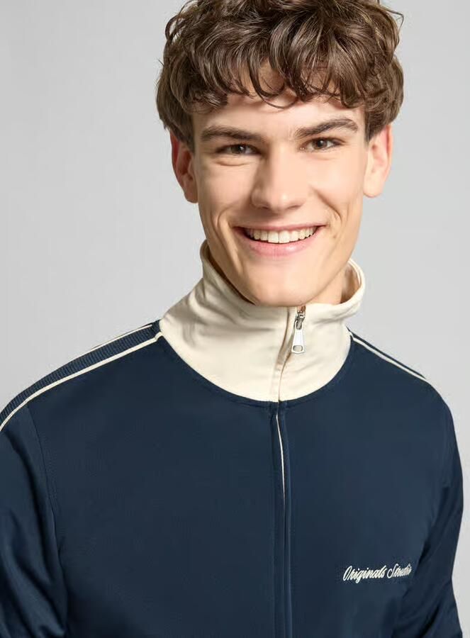 Jack & jones Slim fit sweatjack met gestikt logo model 'Niagara' - Foto 2