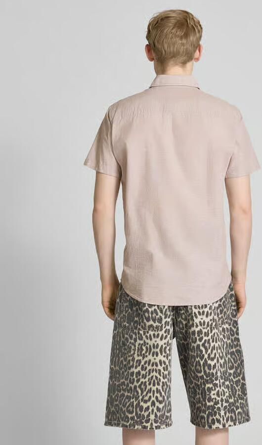Jack & jones Slim fit vrijetijdsoverhemd met 1 2-mouwen model 'BREEZE' - Foto 4