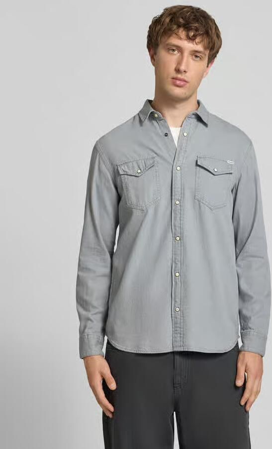 Jack & Jones Jeans overhemd JJESHERIDAN in workwear-stijl met robuuste katoenkwaliteit - Foto 13