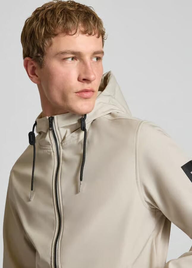 Jack & Jones Softshell-jack JJEBASIC met waterafstotende functie - Foto 2