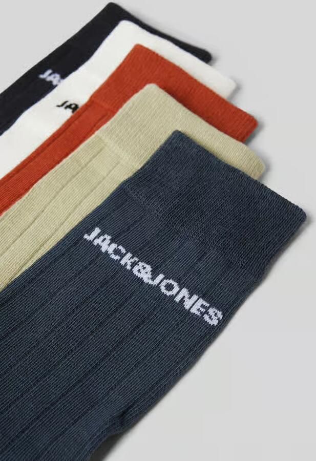 Jack & jones Sokken met labeldetail in een set van 3 paar model 'SOLID'