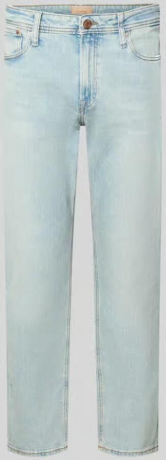 Jack & jones Straight fit jeans van katoenmix model 'CLARK ORIGINAL' - Foto 2