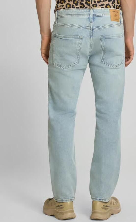 Jack & jones Straight fit jeans van katoenmix model 'CLARK ORIGINAL' - Foto 3