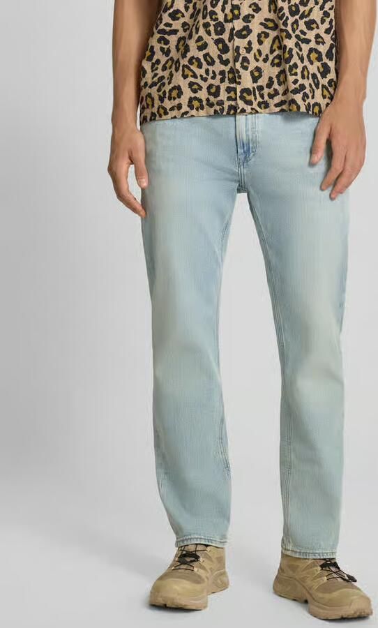 Jack & jones Straight fit jeans van katoenmix model 'CLARK ORIGINAL' - Foto 6
