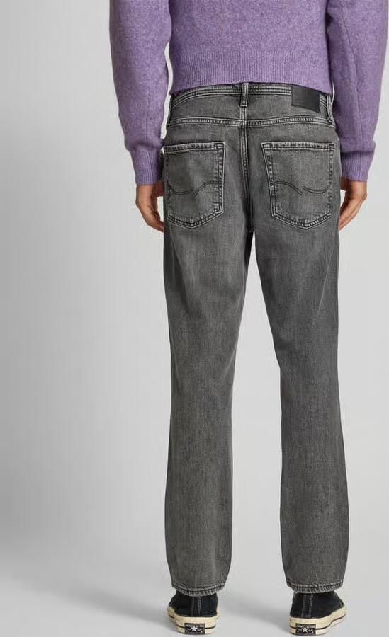 Jack & Jones Regular fit jeans JJICLARK in used-look stretchcomfort en lage taille - Foto 3