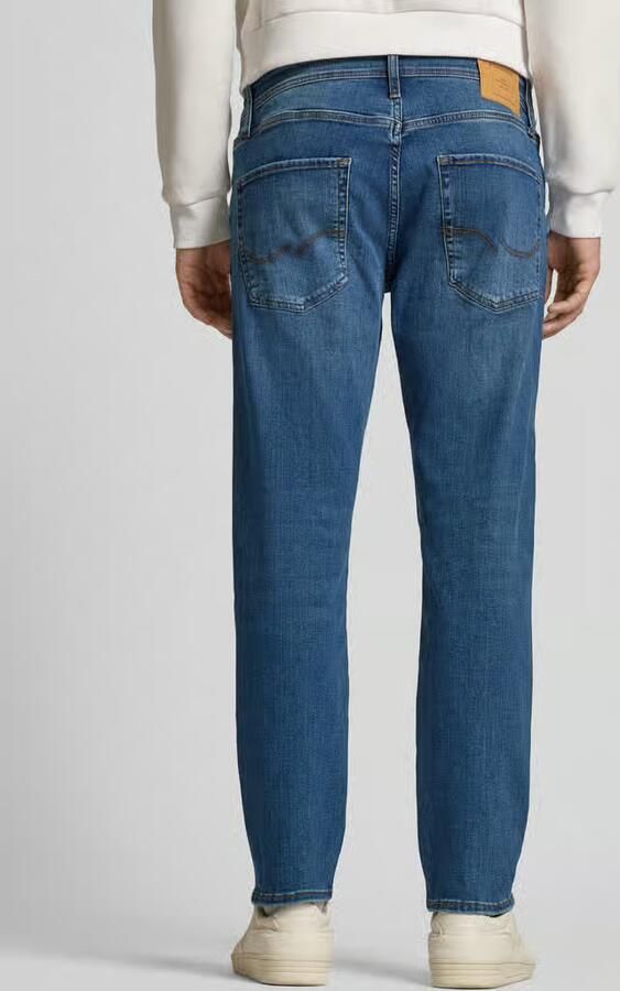 JACK & JONES JEANS INTELLIGENCE JJIMIKE JJORIGINAL tapered jeans dark blue denim - Foto 3