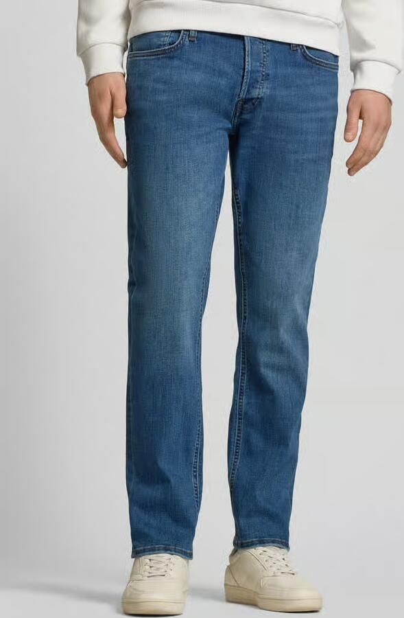 JACK & JONES JEANS INTELLIGENCE JJIMIKE JJORIGINAL tapered jeans dark blue denim - Foto 5