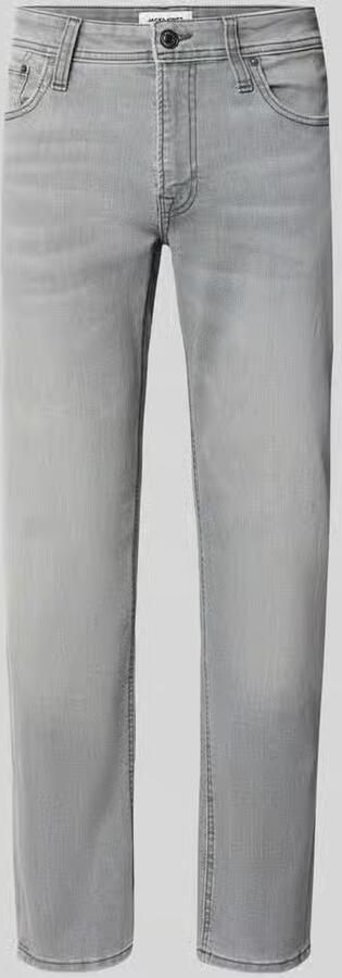 Jack & jones Straight fit jeans met stretch model 'MIKE'