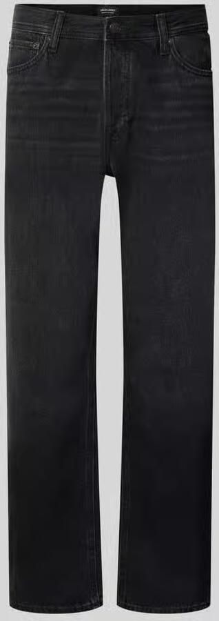 JACK & JONES JEANS INTELLIGENCE JJICHRIS JJORIGINAL regular fit jeans zwart