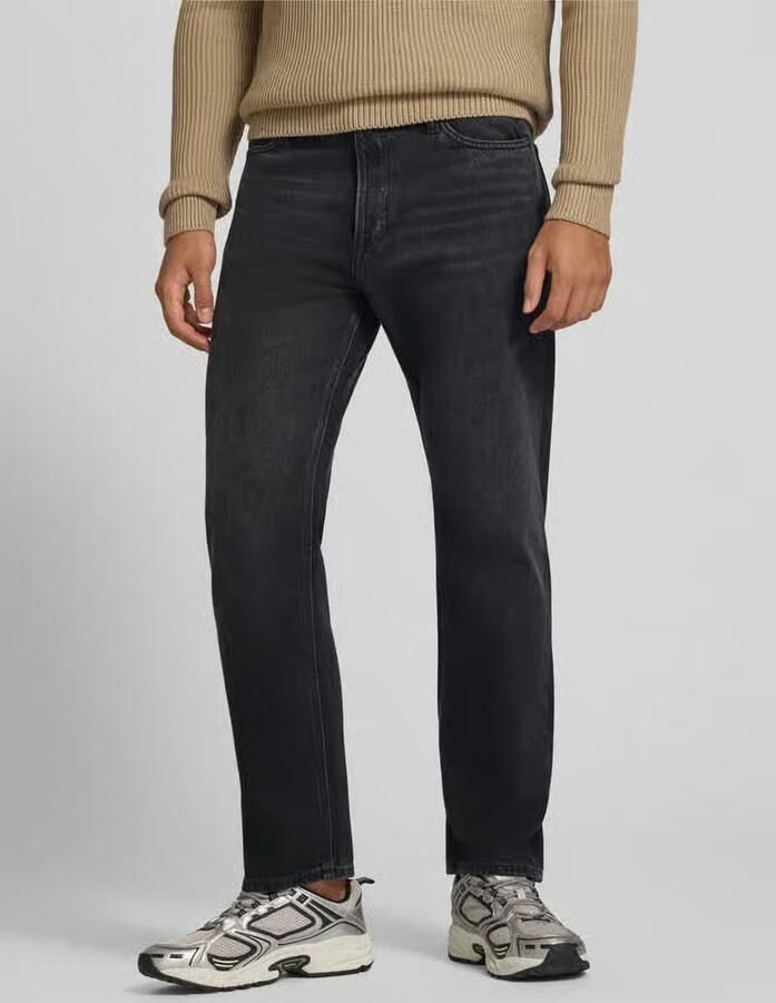 JACK & JONES JEANS INTELLIGENCE JJICHRIS JJORIGINAL regular fit jeans zwart - Foto 3