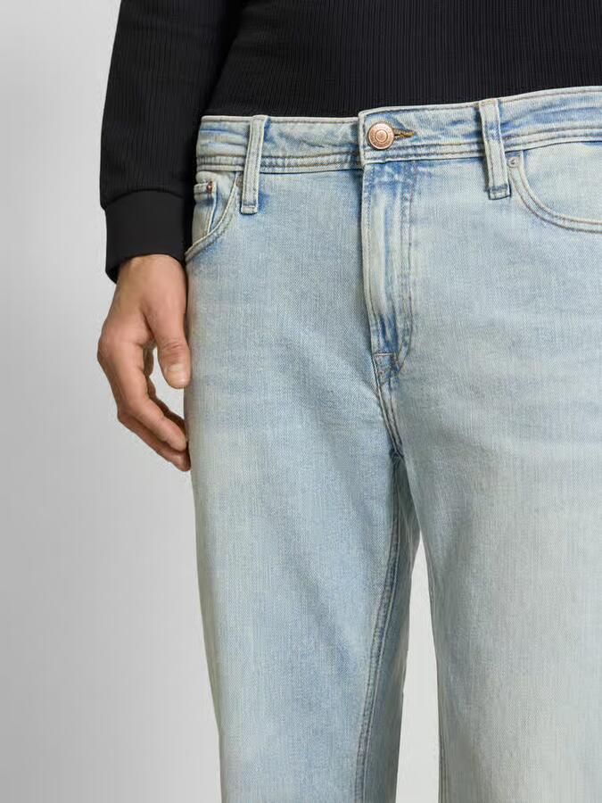 Jack & jones Straight fit jeans van katoenmix model 'CLARK ORIGINAL' - Foto 2