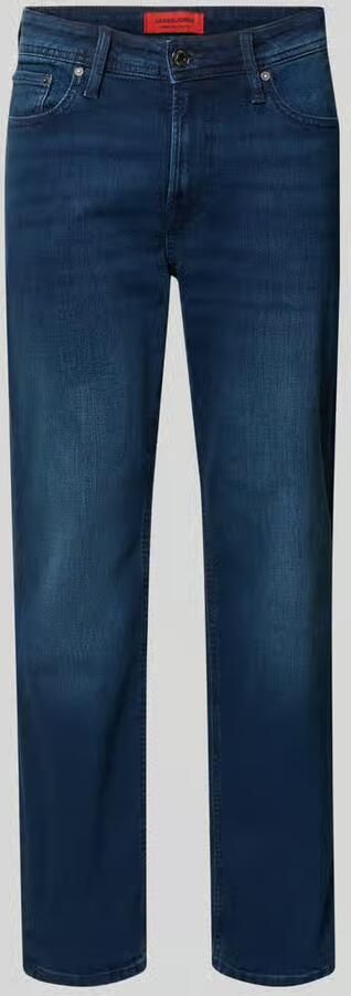 JACK & JONES JEANS INTELLIGENCE JJICLARK regular fit jeans donkerblauw - Foto 11