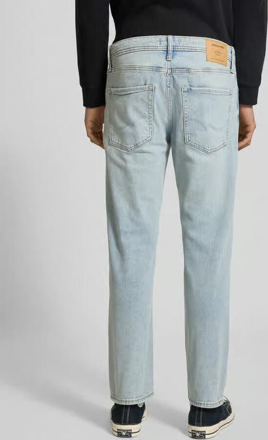 Jack & jones Straight fit jeans van katoenmix model 'CLARK ORIGINAL' - Foto 4