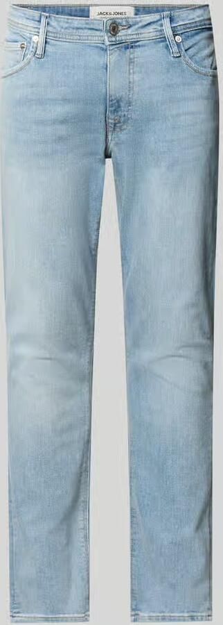 Jack & jones Straight fit jeans van katoenmix model 'GLENN FELIX'