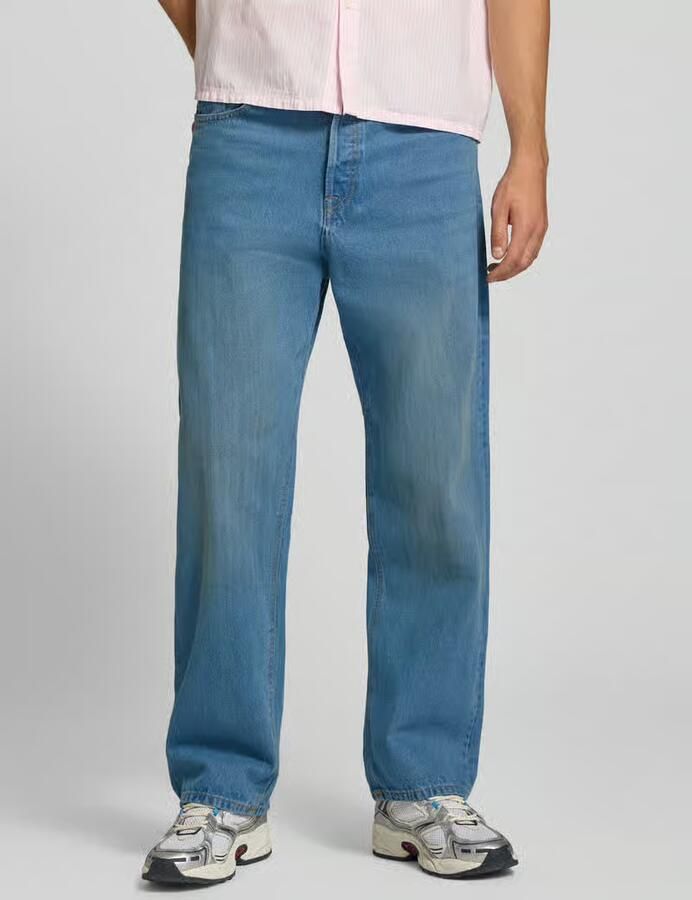 Jack & jones straight fit jeans van pure katoen model 'Alex' - Foto 2