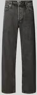 Jack & jones straight fit jeans van puur katoen model 'Eddie'