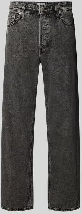 Jack & jones straight fit jeans van puur katoen model 'Eddie'