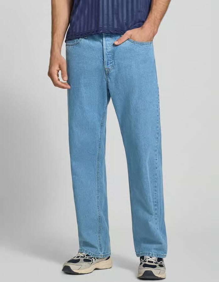 Jack & jones straight fit jeans van puur katoen model 'Ted' - Foto 3