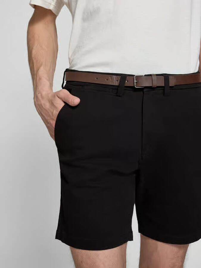 Jack & jones straight fit short met afneembare riem model 'Adam'