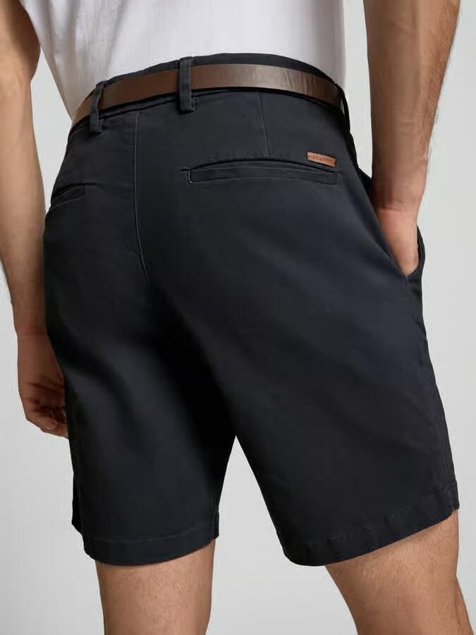 Jack & jones straight fit short met afneembare riem model 'Adam'