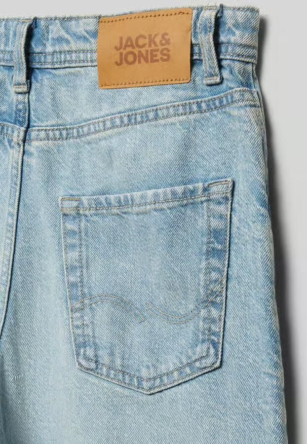 Jack & jones straight fit short met logopatch model 'Iron' - Foto 3