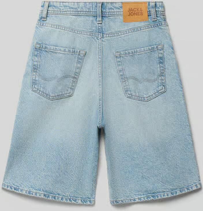 Jack & jones straight fit short met logopatch model 'Iron' - Foto 5