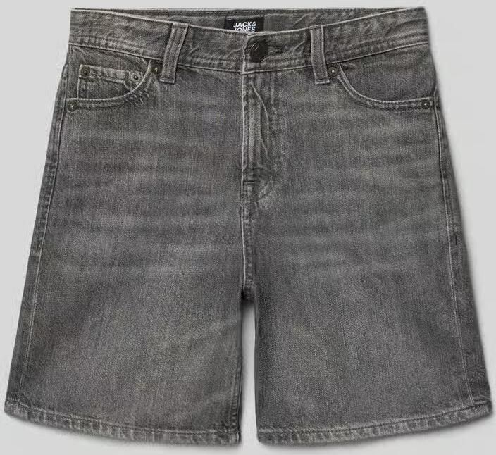 Jack & jones straight fit short met logopatch model 'Tony' - Foto 5