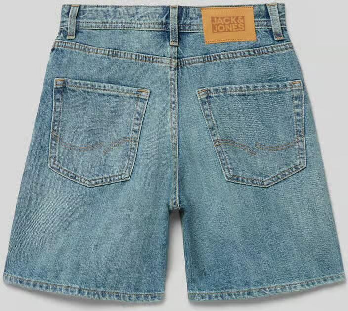 Jack & jones straight fit short met logopatch model 'Tony' - Foto 5